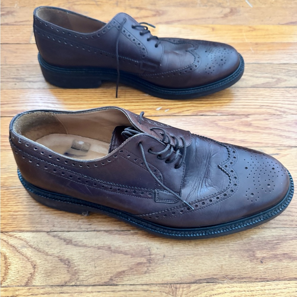 J. Crew Brown Leather Oxfords